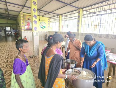 Caring Hearts Foundation Nourishes Elders at Carlo Bhavan