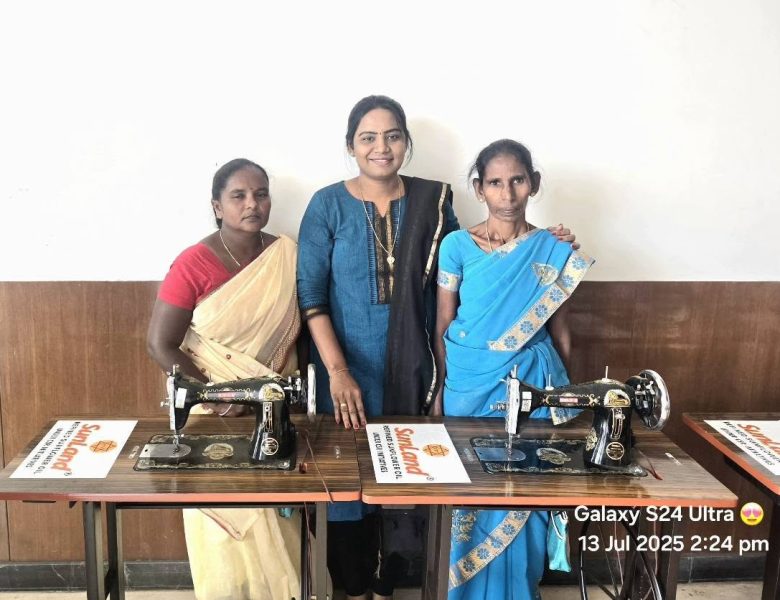 Empowering Lives with Sewing Machines at Gummidipoondi Rotary Event