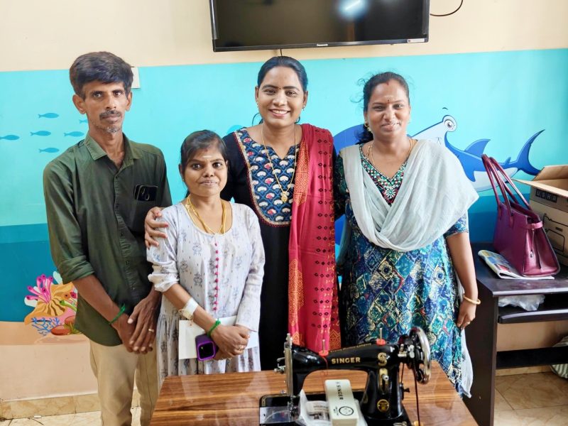 Empowering Independence: Sewing Machine for Mrs. Pavithra