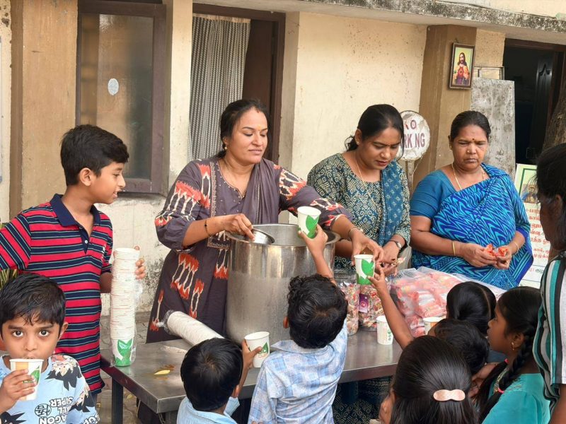 Nourishing Young Spirits: Caring Hearts Foundation Sponsors Refreshments for VBS Students