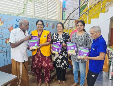 Dignity and Comfort: Caring Hearts Foundation Distributes Essential Supplies at Akshaya Old Age Home