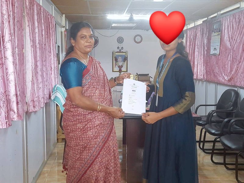 Empowering Dreams: Caring Hearts Foundation Secures Academic Path for Santhiya
